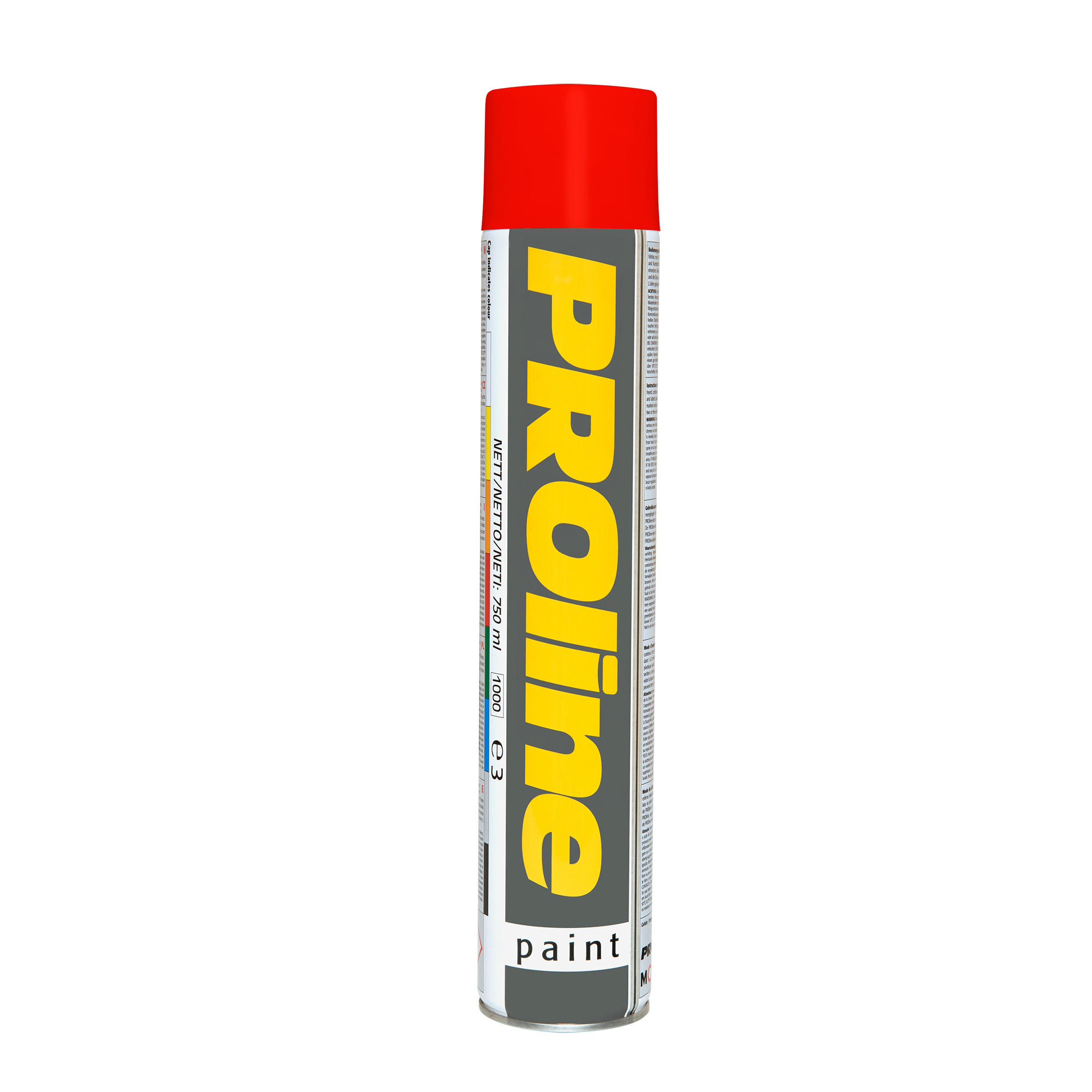 Linjemarkeringsfärg PROline 750ml spray - Röd