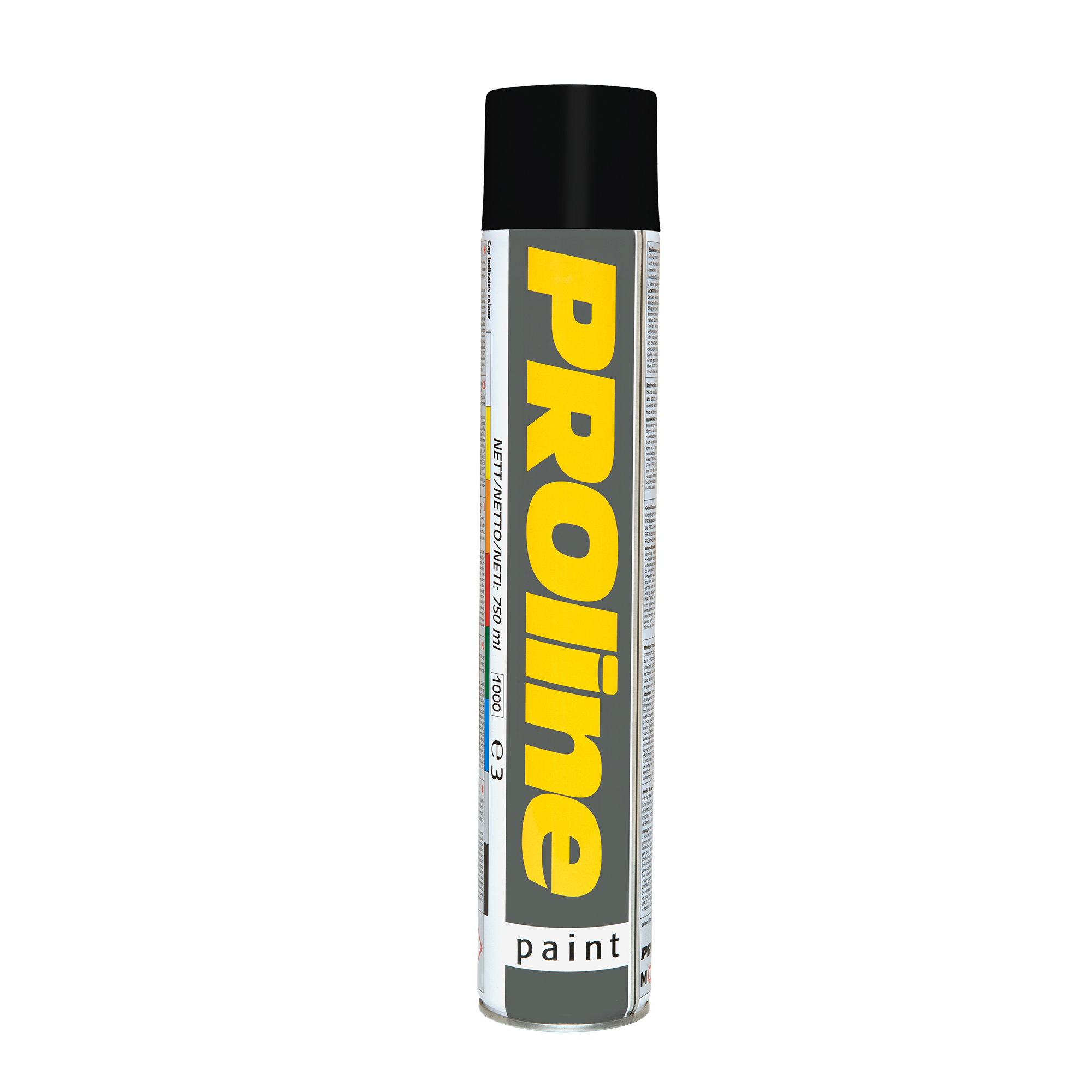 Linjemarkeringsfärg PROline 750ml spray - Svart