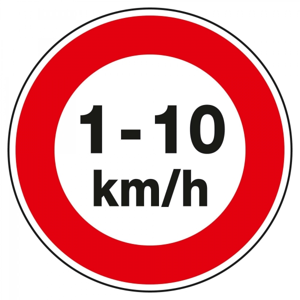 1-10 km/h